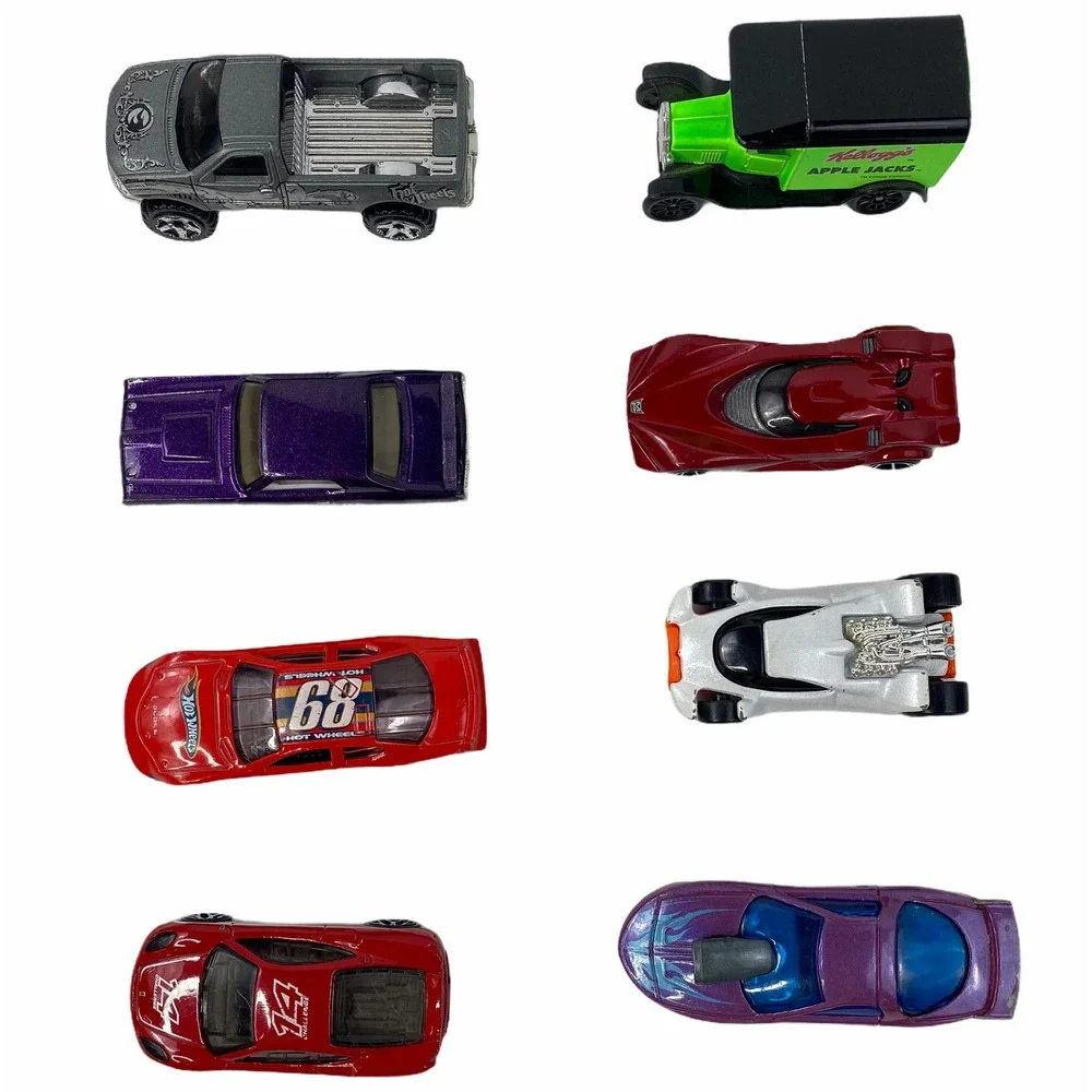 Hot Wheels & Matchbox Loose Lot Of 8 Random Cars-Ferrari, Model T, F-150, Scoopa